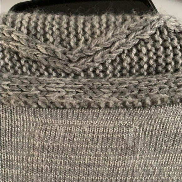 Gray long sweater cardigan size M - Picture 7 of 7